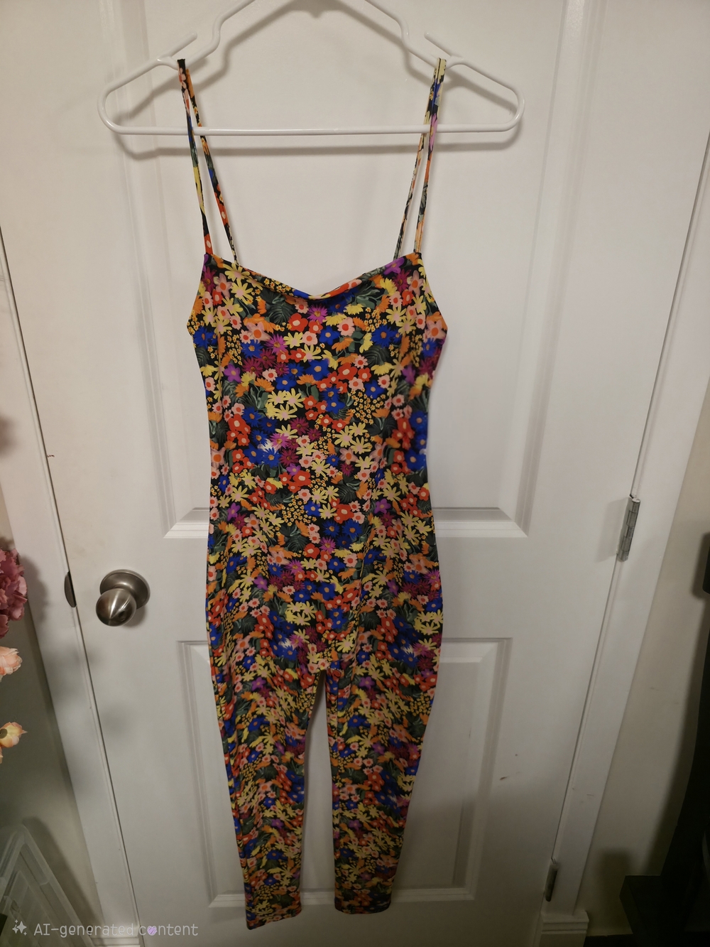 ZARA Flower Pattern Catsuit Jumper